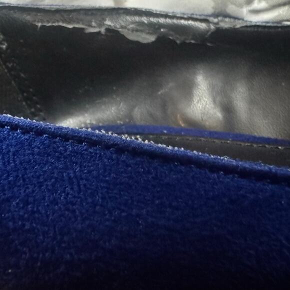 Rock & Republic Blue Suede heels 4” shoes size 8 - Picture 5 of 5